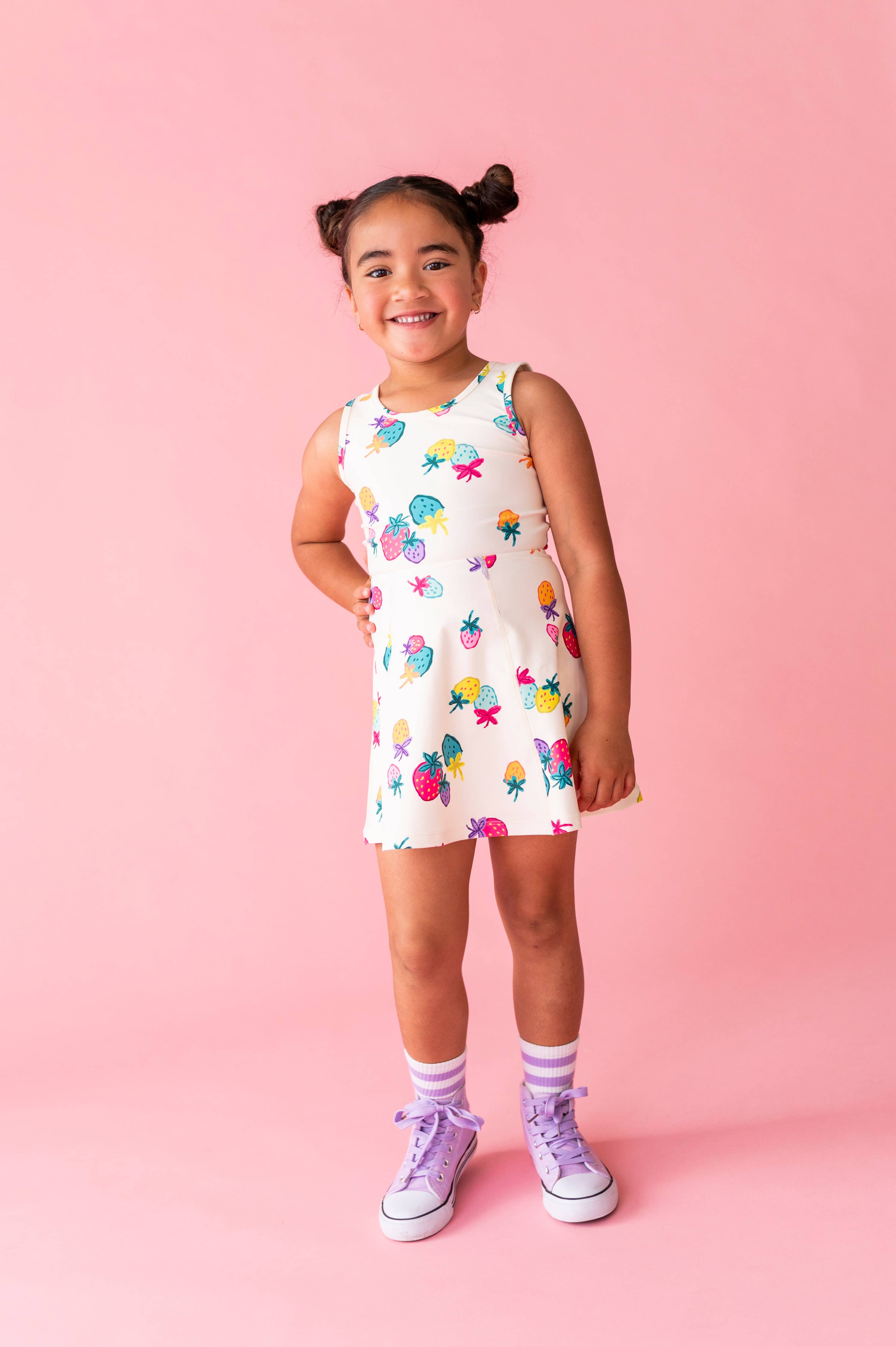 Sugar Berry | Twisty Back Active Dress (with shorts!) - COMING SOON!